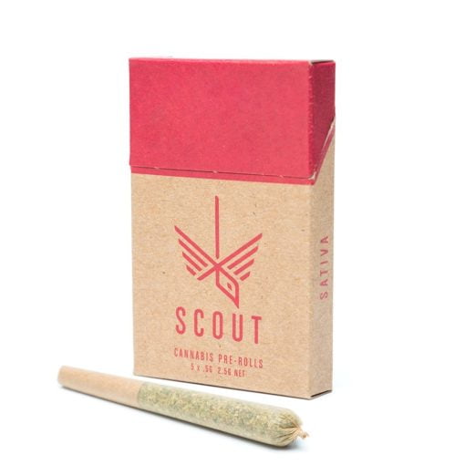 Scout Pre-Roll Pack 0.5g verkrijgbaar bij Nectar Dispensaries, een goedkope dispensary bij mij in de buurt vermeld op Weedmaps.