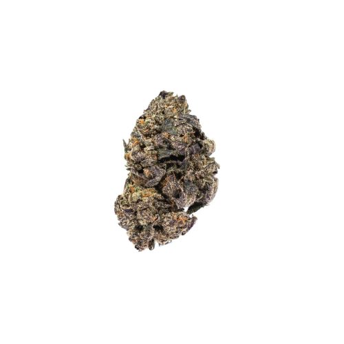 A small piece of top notch Black Mamba 7 Strain on a white background.