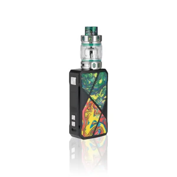A colorful FreeMax MAXUS 200W Resin Kit available at a cheap dispensary near me.