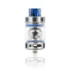 A blue and silver Freemax Maxus Pro Sub-Ohm Tank showcasing top-notch design on a white background.