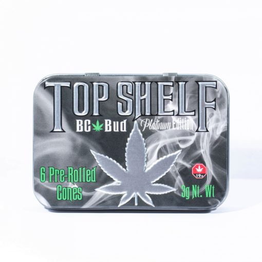 Top Shelf Pre-Roll Variety Pack Tin available at a cheap dispensary near me.